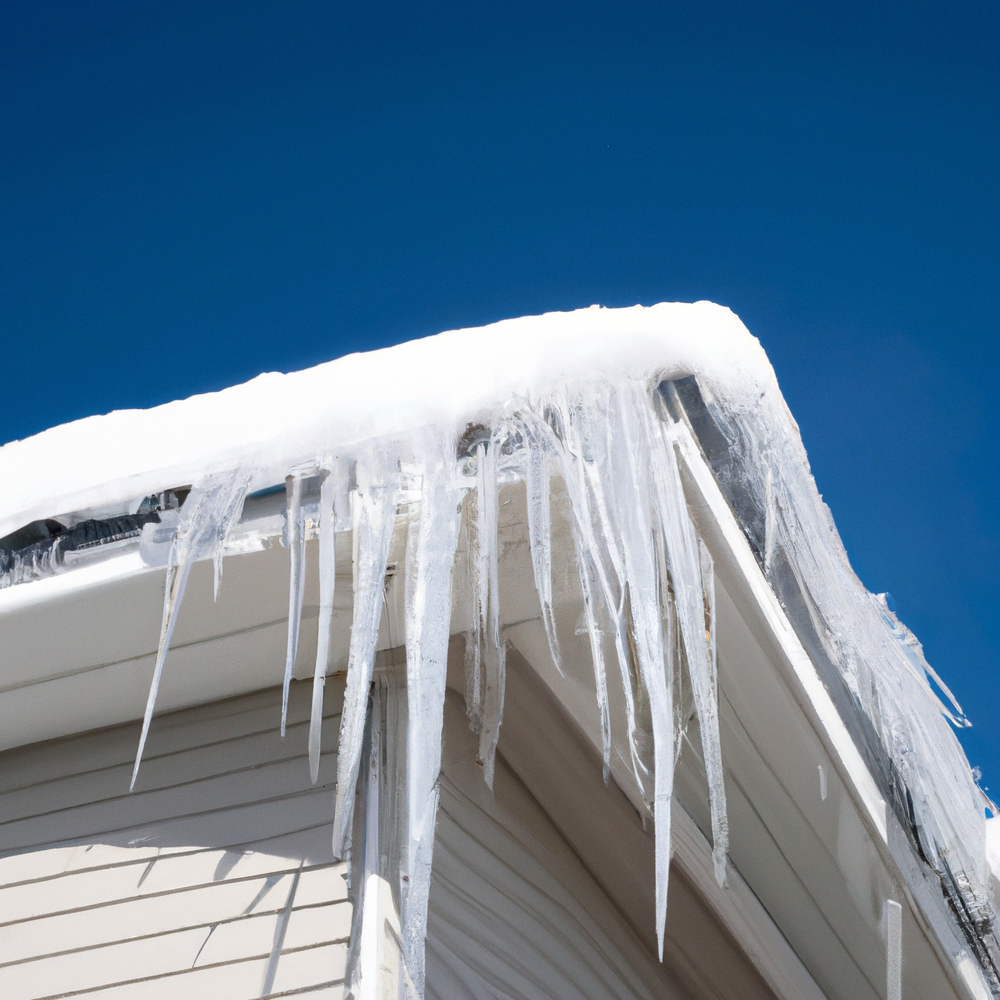 icicles hanging off a roof are indications of a potential ice dam